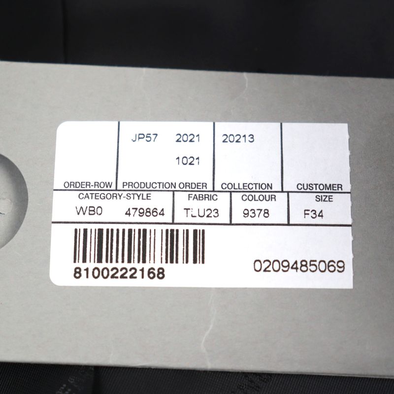 Balenciaga 2021 479864 Logo Buttons Full Logo Lining Peaked Lapel Double