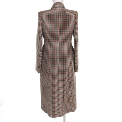 Balenciaga 2021 479864 Logo Buttons Full Logo Lining Peaked Lapel Double