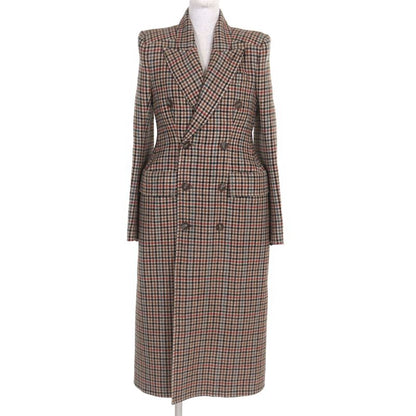 Balenciaga 2021 479864 Logo Buttons Full Logo Lining Peaked Lapel Double