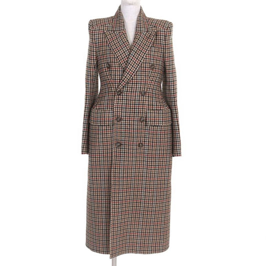 Balenciaga 2021 479864 Logo Buttons Full Logo Lining Peaked Lapel Double