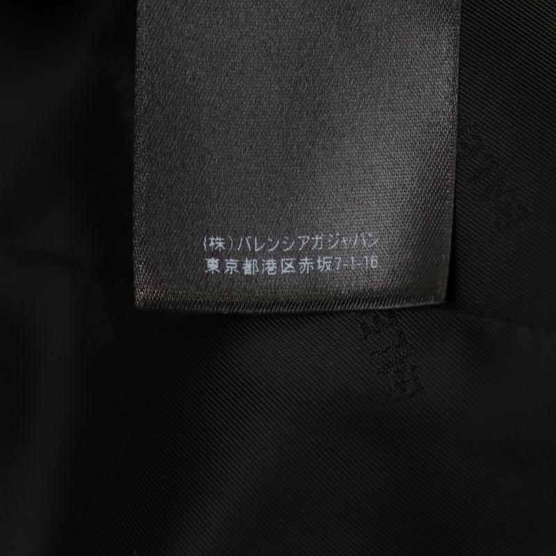 Balenciaga 2021 479864 Logo Buttons Full Logo Lining Peaked Lapel Double