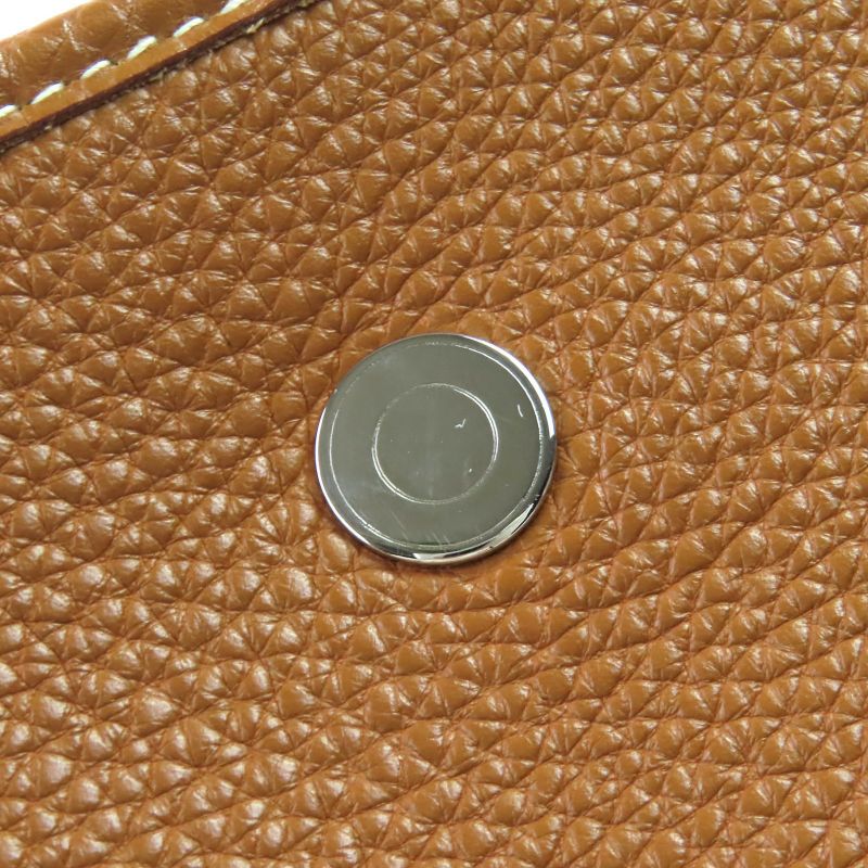 Hermes Vespa PM Togo Gold Silver Hardware Shoulder Bag G Engraved Storage With