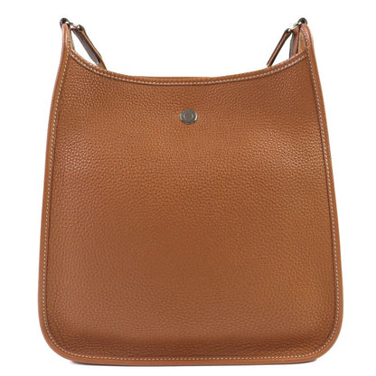 Hermes Vespa PM Togo Gold Silver Hardware Shoulder Bag G Engraved Storage With