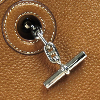 Hermes Vespa PM Togo Gold Silver Hardware Shoulder Bag G Engraved Storage With