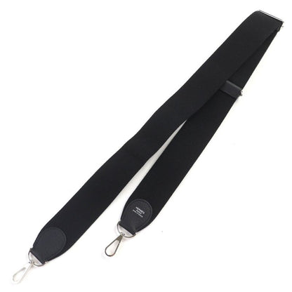 Hermes Evelyn 3 PM Taurillon Clemence Silver Hardware Shoulder Bag Black