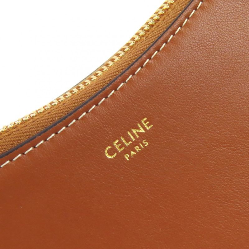 Celine 19958 Medium AVA Chain Medium Ava Leather Chain Shoulder Bag Hobo Bag