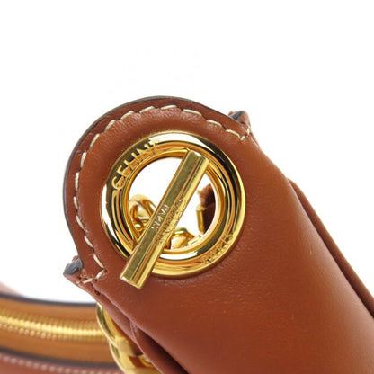 Celine 19958 Medium AVA Chain Medium Ava Leather Chain Shoulder Bag Hobo Bag