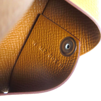 Hermes Calvi Vaux Epson Gold Silver Hardware Card Case Business Card Holder