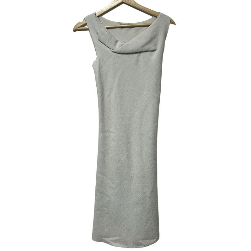 Bottega Veneta Dress Size 38 S Women - Light Gray Sleeveless/knee Length