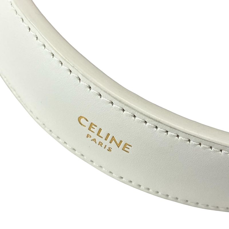 Celine Shoulder Bag Classic Pannier Hobo Bag 112772eyr01bc Beige And White