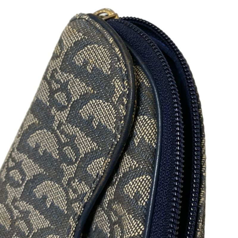 Dior/christian Dior Pouch Logogramsaddle Navy