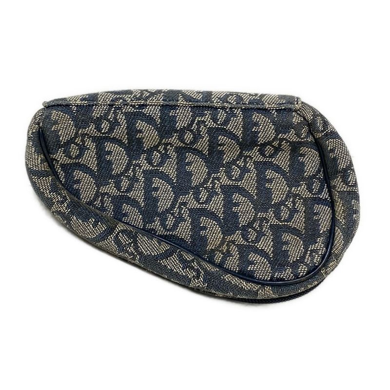 Dior/christian Dior Pouch Logogramsaddle Navy