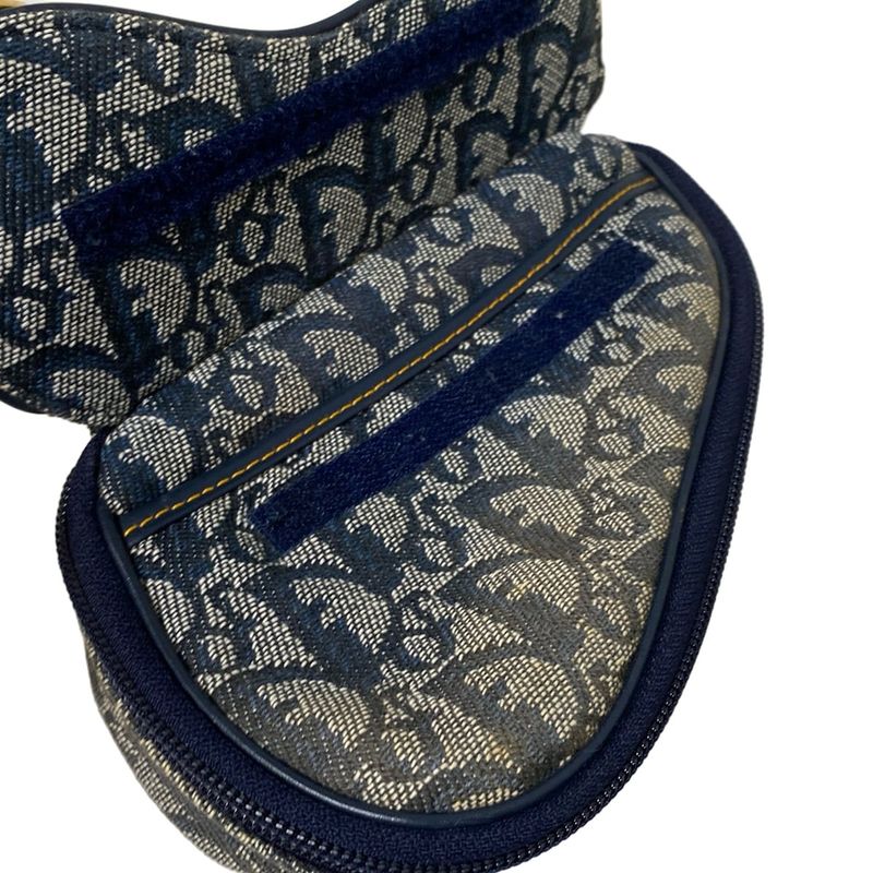 Dior/christian Dior Pouch Logogramsaddle Navy