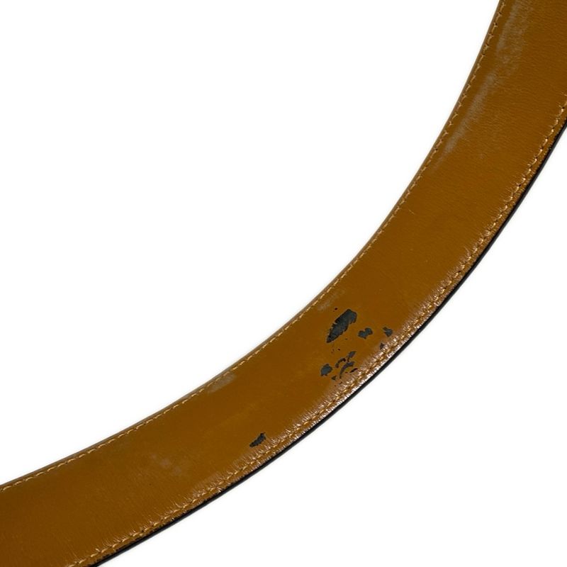 Gucci Belt 70-28 - Black And Gold Interlocking G Leather