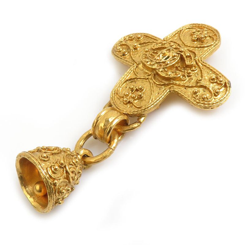 Chanel Brooch Coco Mark With Bell