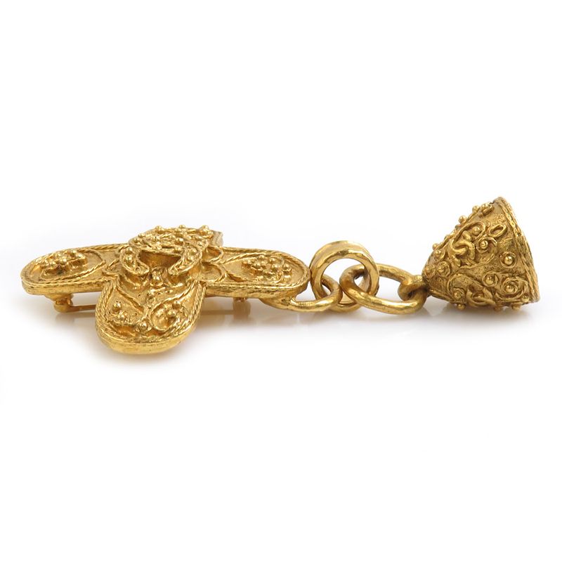 Chanel Brooch Coco Mark With Bell