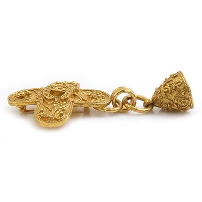 Chanel Brooch Coco Mark With Bell