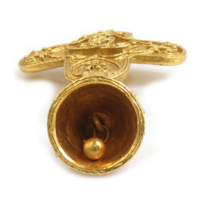 Chanel Brooch Coco Mark With Bell