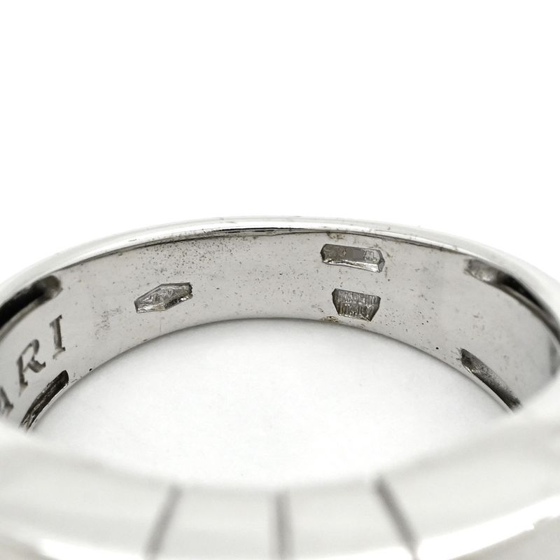 Bvlgari Bvlgari Ring Parentesi Ring 18k White Gold White Gold Bvlgari Au750 18k