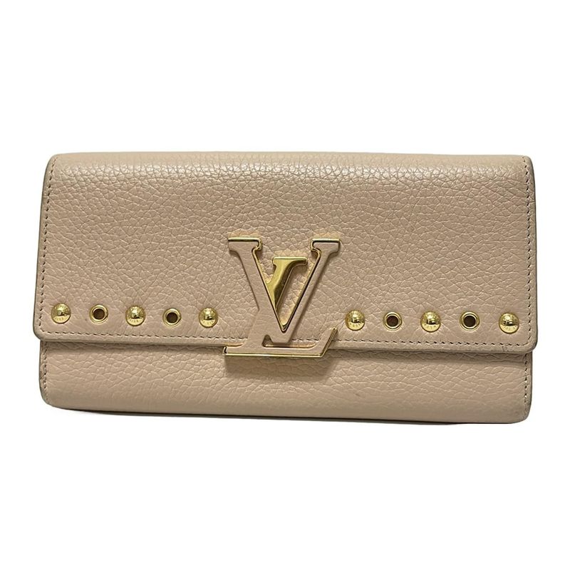 Louis Vuitton Capucines Portefeuille Capucines M62763 Tivoli Leather