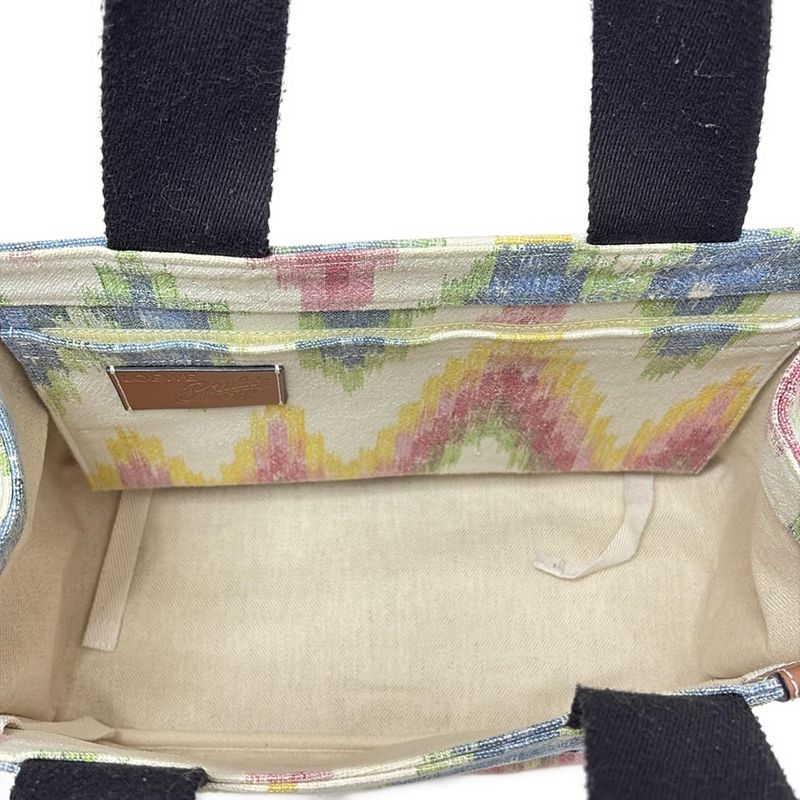 Loewe Tote Bag - 32868ad09 Ivory×blue×multi Paurazibiza/beads