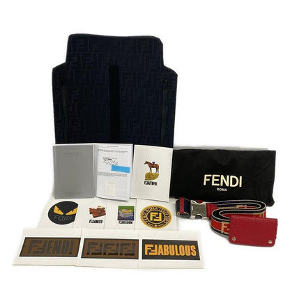 Fendi Carry Bag - 7vv133 A5F6 F13dk Silver And Red Rimowa Collaboration / Zucca