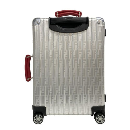 Fendi Carry Bag - 7vv133 A5F6 F13dk Silver And Red Rimowa Collaboration / Zucca