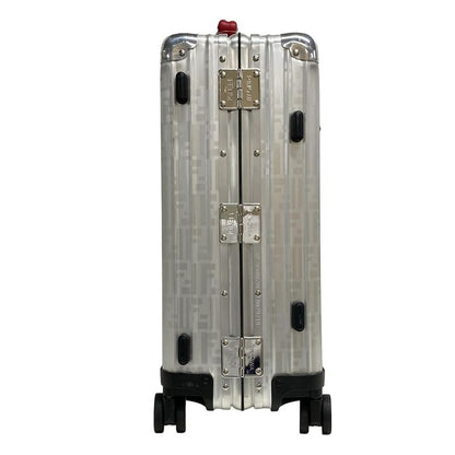 Fendi Carry Bag - 7vv133 A5F6 F13dk Silver And Red Rimowa Collaboration / Zucca