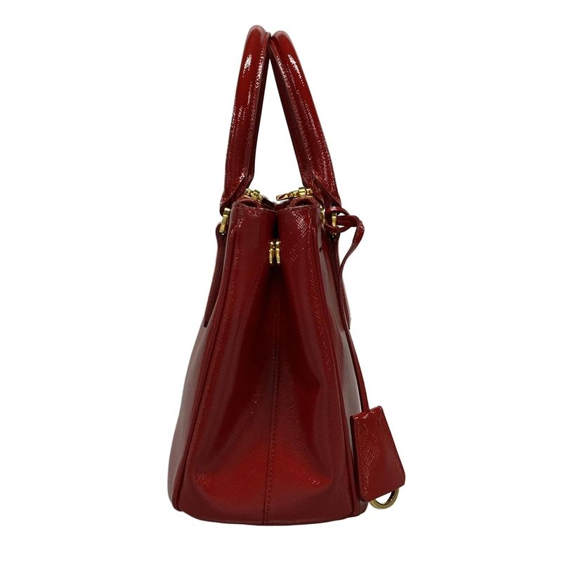 Prada Tote Bag Galleria Mini Bag Bn2316 Red Leather