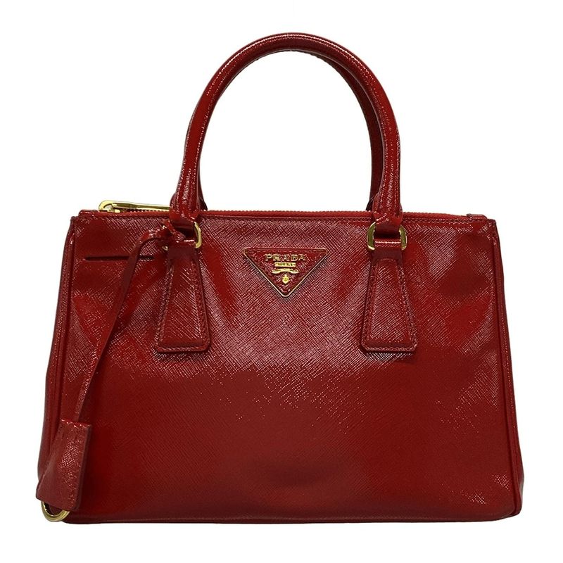 Prada Tote Bag Galleria Mini Bag Bn2316 Red Leather