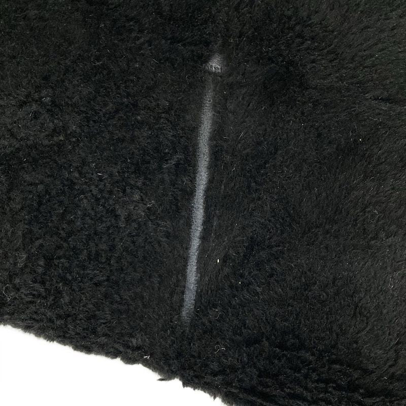 Fendi Handbag Mamma Bucket 26325 Black Leather  Fur