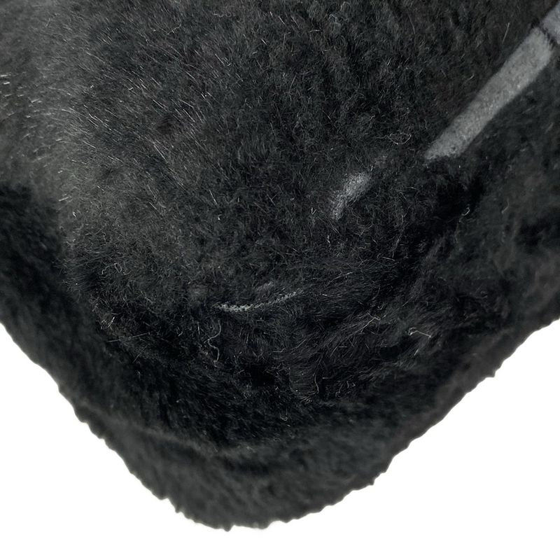 Fendi Handbag Mamma Bucket 26325 Black Leather  Fur