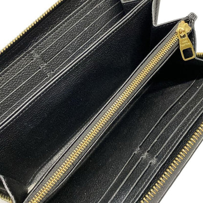 Louis Vuitton Long Wallet Bicolor Monogram Empreinte Zippy Wallet M80481 Black