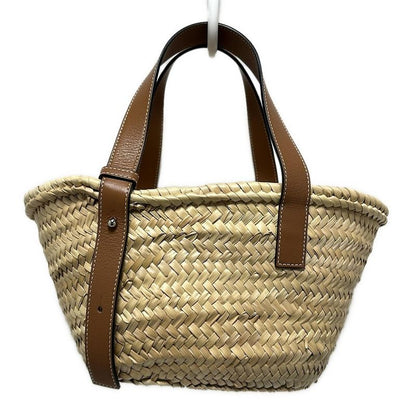 Loewe Tote Bag Basket Beige×brown Leather