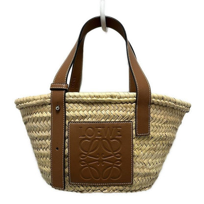 Loewe Tote Bag Basket Beige×brown Leather