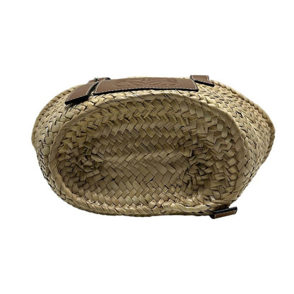Loewe Tote Bag Basket Beige×brown Leather