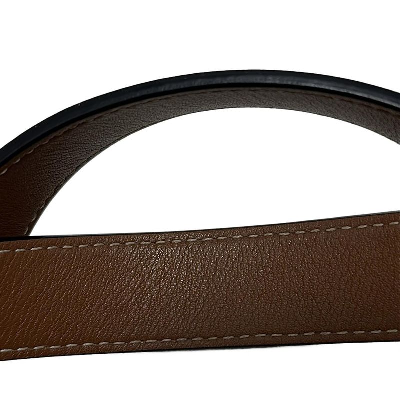 Loewe Tote Bag Basket Beige×brown Leather