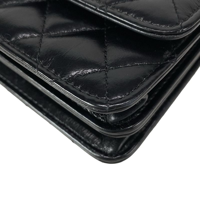 Chanel Shoulder Bag - Ap3566 Black Chain Shoulder / Silver Hardware /2way