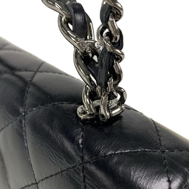Chanel Shoulder Bag - Ap3566 Black Chain Shoulder / Silver Hardware /2way