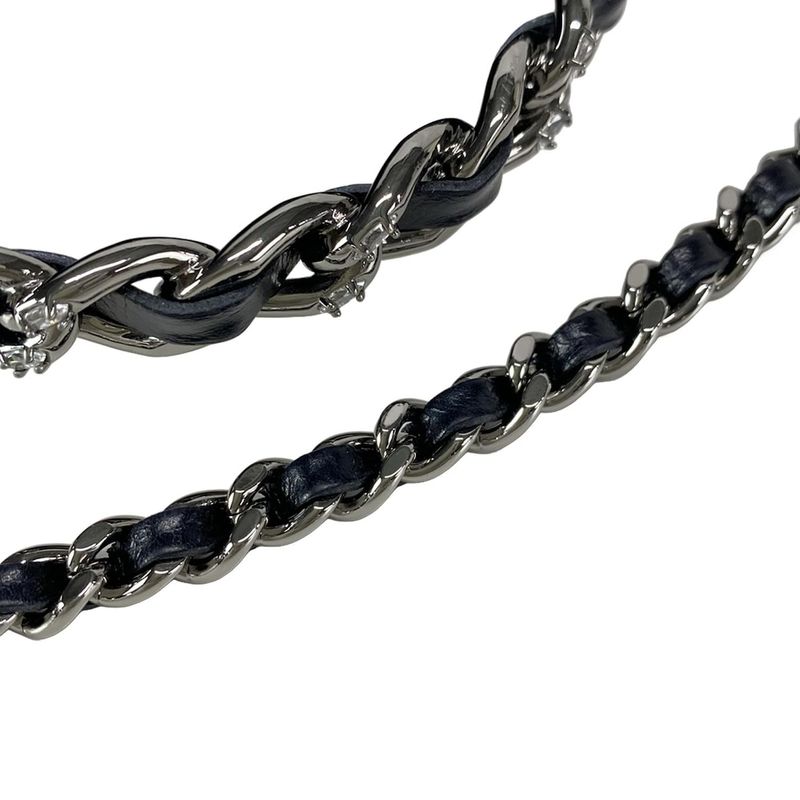 Chanel Shoulder Bag - Ap3566 Black Chain Shoulder / Silver Hardware /2way