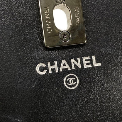 Chanel Shoulder Bag - Ap3566 Black Chain Shoulder / Silver Hardware /2way