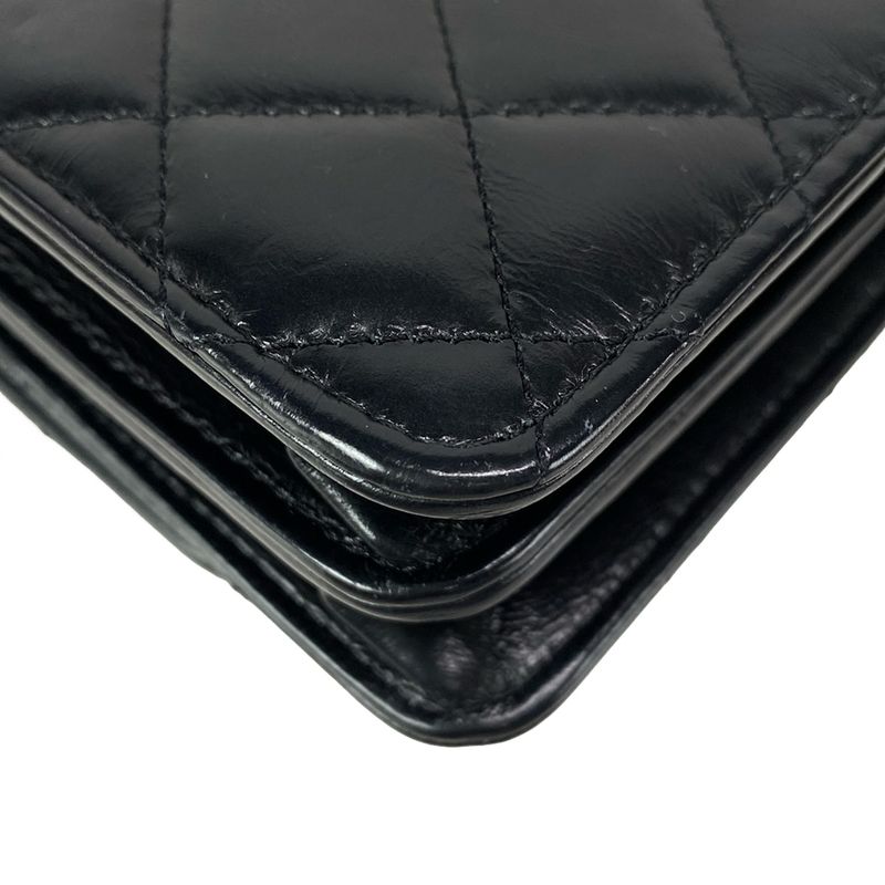 Chanel Shoulder Bag - Ap3566 Black Chain Shoulder / Silver Hardware /2way