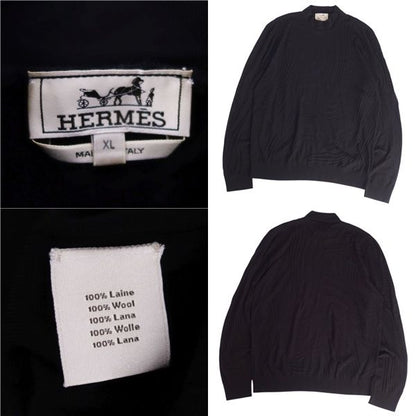 Hermes Knit Sweater High Neck Long Sleeves Long Sleeves