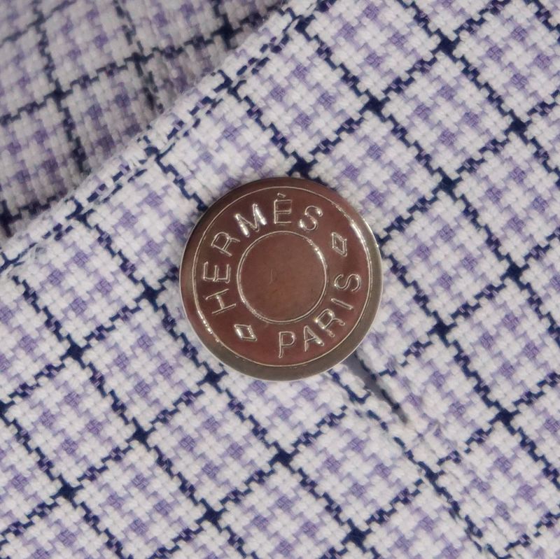 Hermes Shirt Long Sleeve Long Sleeve Button Down Chec