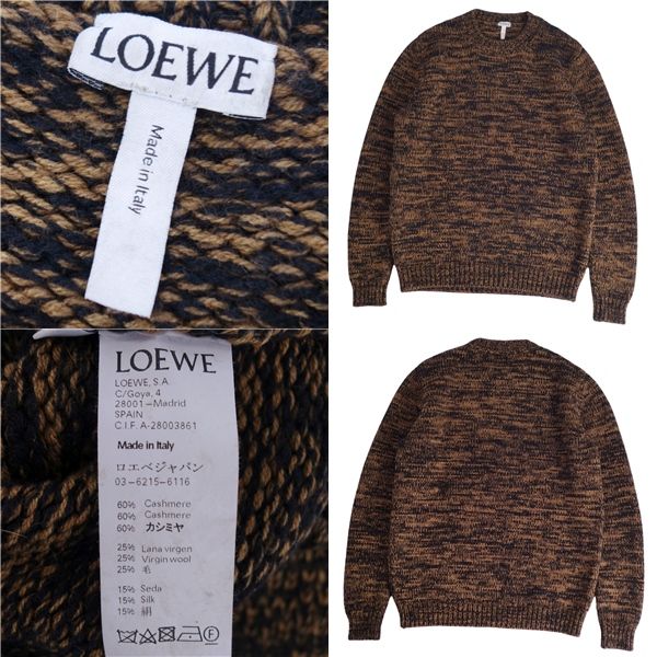 Loewe Knit Sweater Long Sleeves Long Sleeves Cashmere Woo