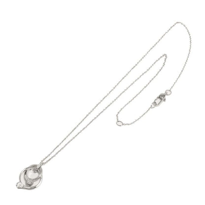 Gucci Diamond Necklace 45cm (1772in) 18K WG White Togo Old 750 Necklace 90298481