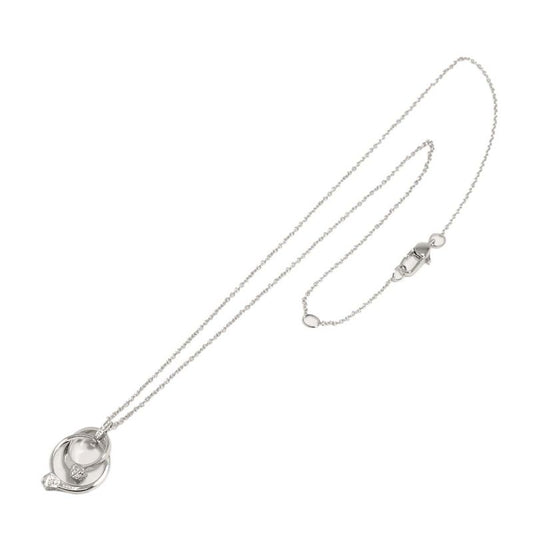 Gucci Diamond Necklace 45cm (1772in) 18K WG White Togo Old 750 Necklace 90298481