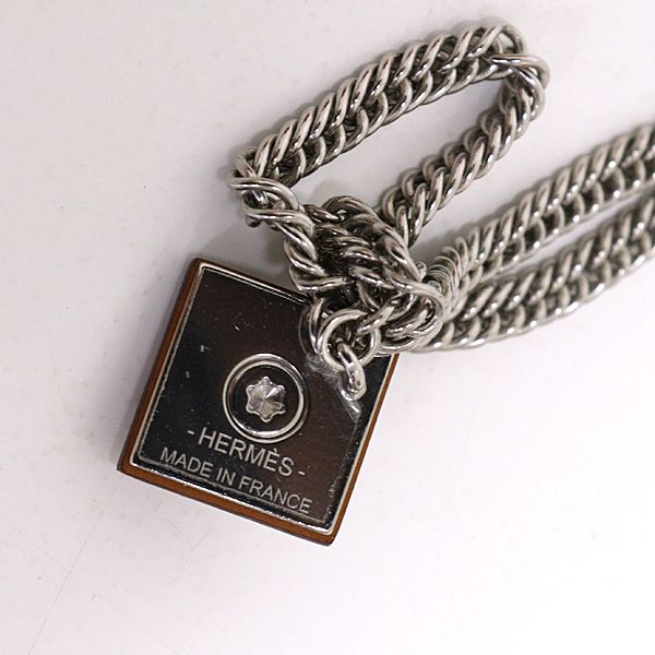 Hermes Herme Pendant Necklace Grumet Ekestre PM