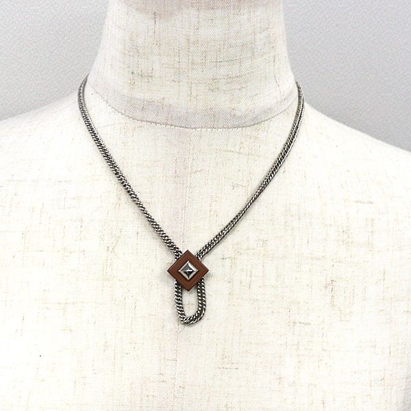 Hermes Herme Pendant Necklace Grumet Ekestre PM