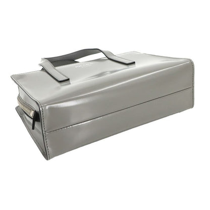 Exhibited Prada Re-edition 1995 2way Hand Shoulder Bag Leather Gray 1ba357